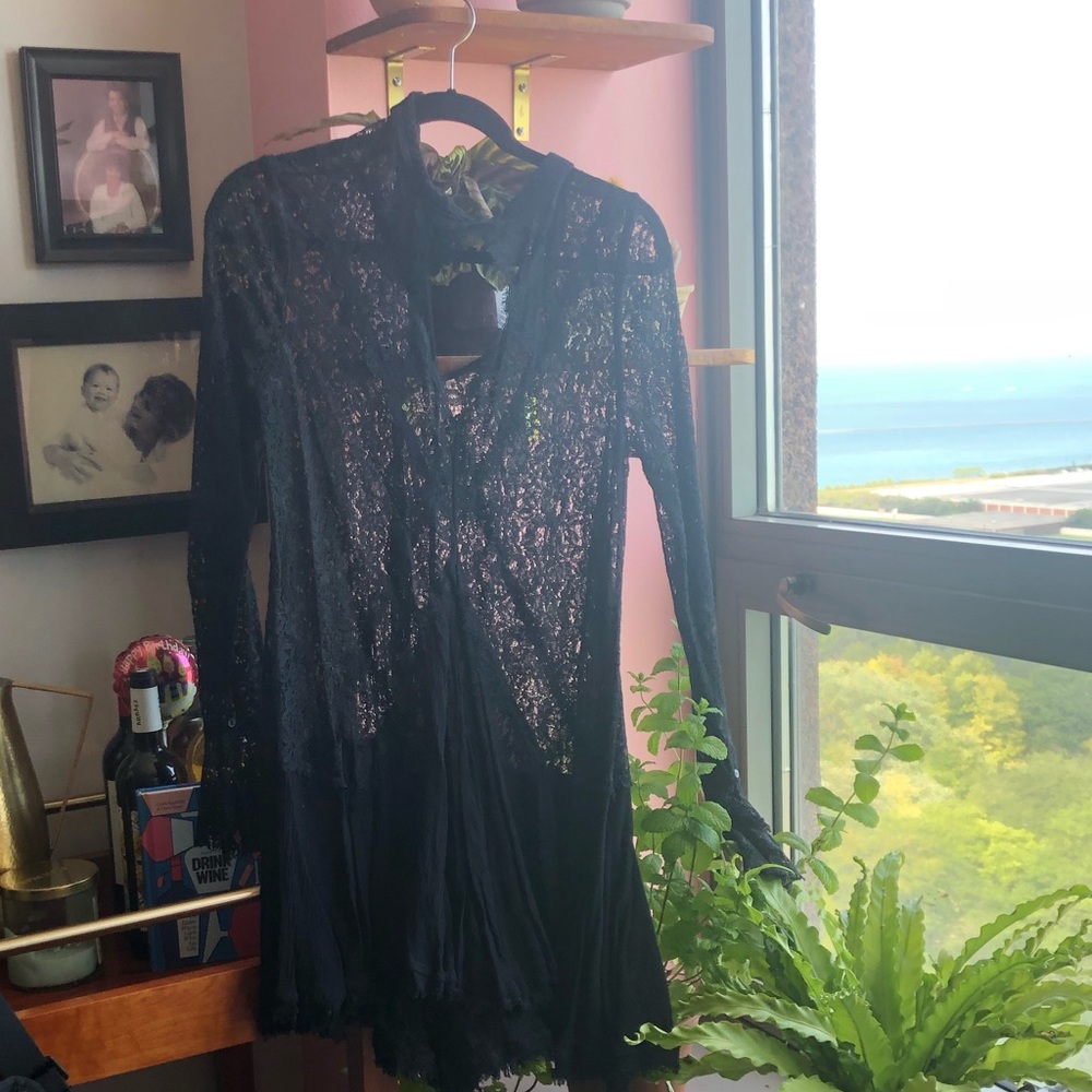 beautiful lace tunic by free people